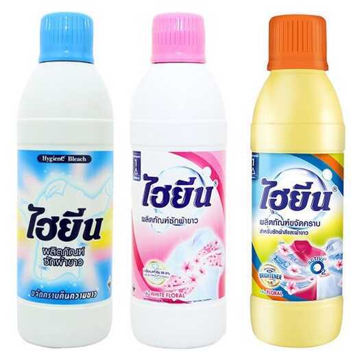 Nước tẩy trắng quần áo Hygiene làm sạch vết bẩn, Nước giặt Hygiene giúp quần áo sáng như mới