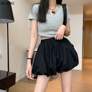 Quần Short Bí Ngô Phồng, Quần Đùi Nữ 2 Lớp Dáng Phồng Chất Thô Lụa Mềm Mát