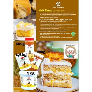 Mứt làm bánh MỨT Vina Filling DỨA (THƠM) VINA HŨ 650G - Chuyên dùng để làm bánh, ăn kèm sandwich...