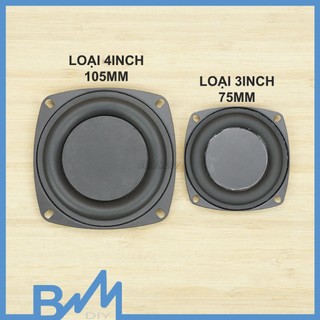 Cộng hưởng 105mm 78mm phủ cao su cực chất ghép loa 3inch