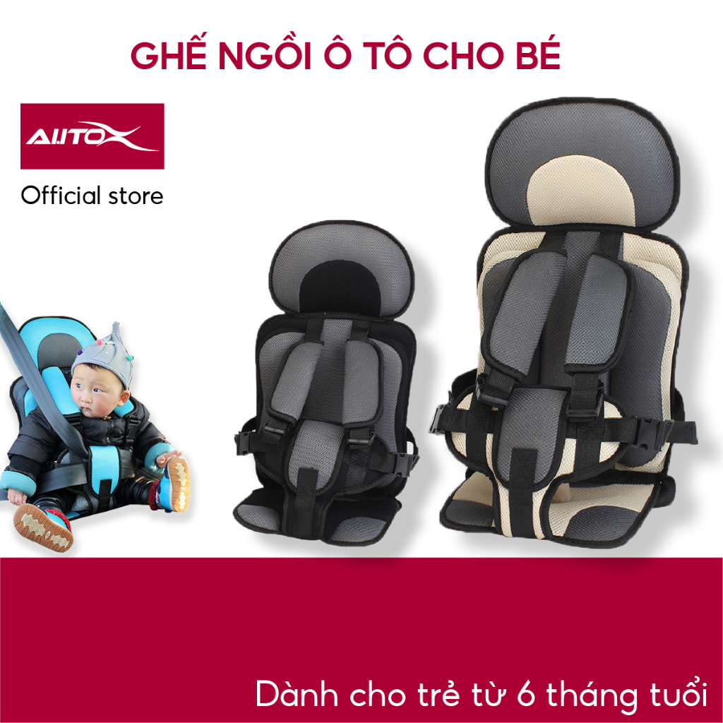 Ghế ngồi ô tô cho bé AutoX cho trẻ từ 6 tháng tuổi êm ái và an toàn thiết kế chắc chắn độ bền cao