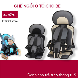 Ghế ngồi ô tô cho bé AutoX cho trẻ từ 6 tháng tuổi êm ái và an toàn thiết kế chắc chắn độ bền cao