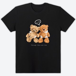 YAT Áo thun in cotton - Teddy Bear Friend A0280