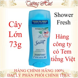 Lăn Sáp Khử Mùi Nữ Secret pH Balanced 24Hr Invisible Solid - 59g/73g ( Có lựa chọn )