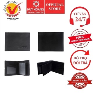 Bóp nam Huy Hoàng sang trọng màu đen HP2105
