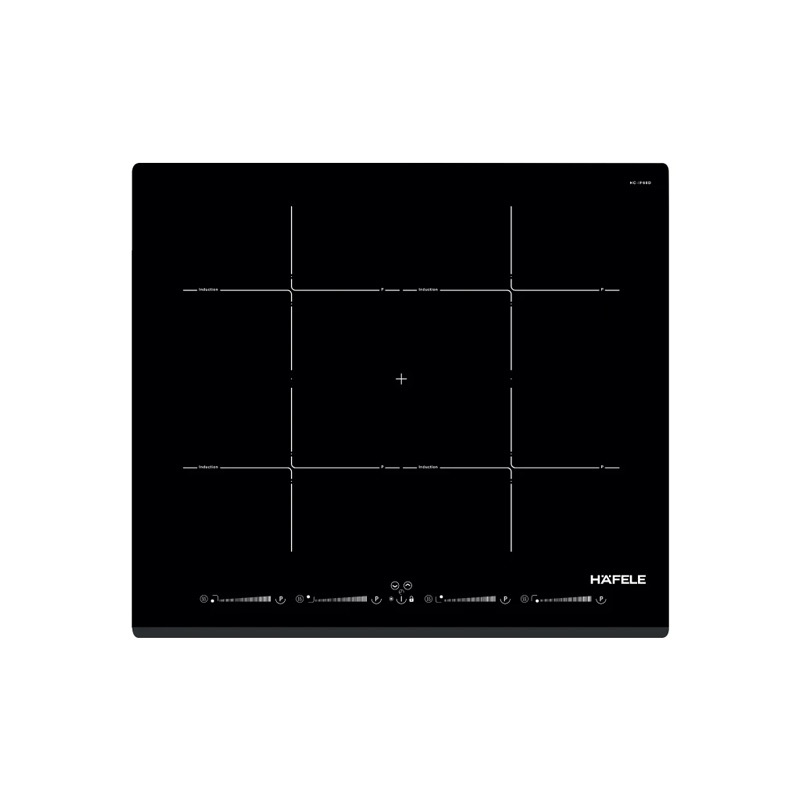 Bếp từ đa vùng nấu Hafele HC-IF60D - Bếp từ âm bàn đá 590x520mm, 7400W, Tây Ban Nha