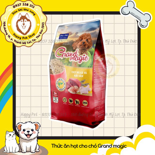 Thức ăn hạt cho chó Grand magic gói 1Kg