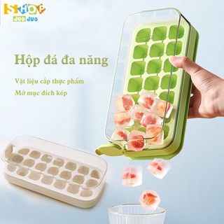 Khay đá tủ lạnh thông minh21 Chiếc Dễ Dàng Phát Hành Máy Làm Đá Loại Bấm Khay Đá Cho Tủ Đông Khuôn & Khay