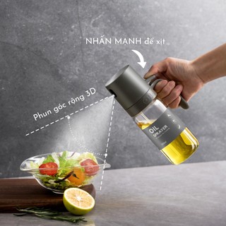 Bình xịt dầu ăn có nắp StarHaNoi Bình xịt ô liu nướng BBQ