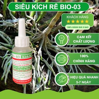 [ Mua 3 tặng 1] Siêu kích Rễ Bonsai BiO-03 Cực Mạnh cho cây cảnh, bonsai, cây hoa, cây trồng