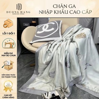 Chăn Hè Tencel Trần Bông Tơ Tằm Freemonde DH Bedding Mềm mịn, Mát Lạnh  Hoạ Tiết Sang Trọng, Cao Cấp