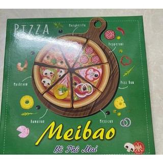 Pizza mini làm sẵn nhân bò phô mai pizza size 14 siêu ngon hấp dẫn