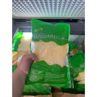  Phô Mai Sợi  Mozzarella 500G Phô Mai Bào Sợi Rắc Nướng Lẩu Tokbokki Tách lẻ túi Zip 