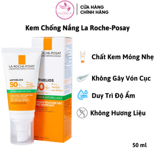 Kem Chống Nắng La Roche-Posay Anthelios Dry Touch Finish Mattifying Effect 50ml Kiểm Soát Dầu