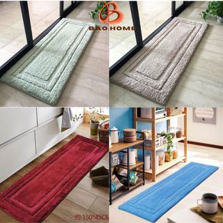 Thảm Lông Lau Chân BAOHOME Cao Cấp Phòng Ngủ Phòng Khách Nhà Tắm Chùi Chân Chống Trượt Thấm Hút B009