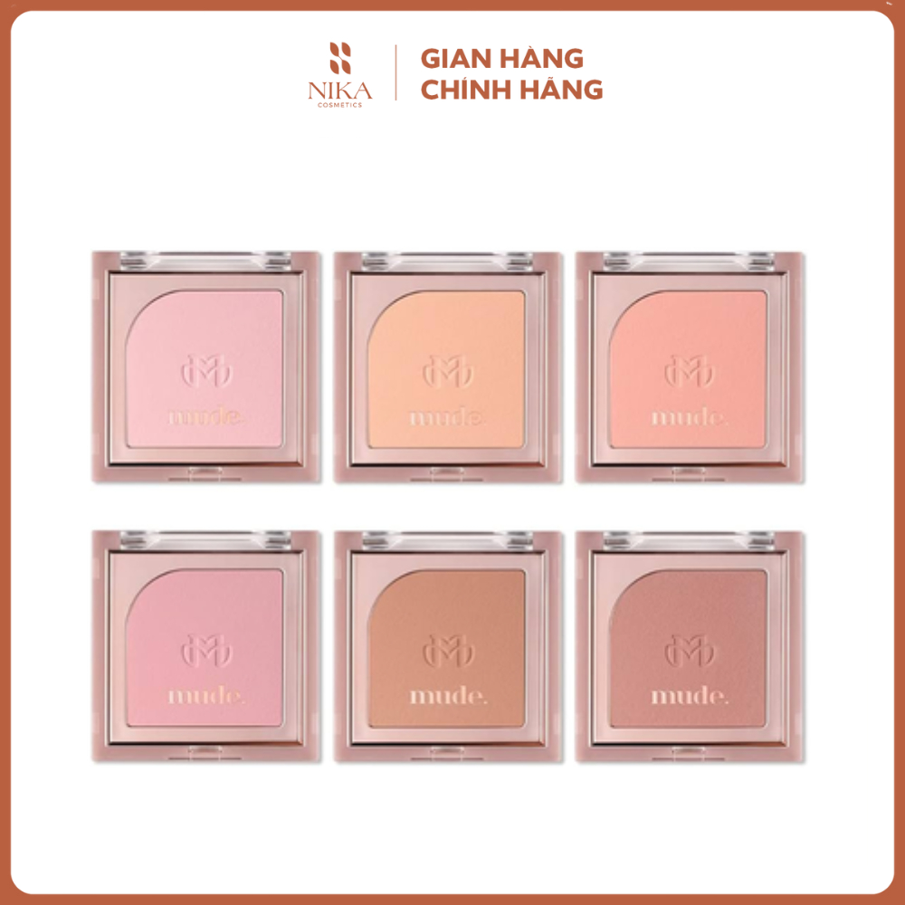 Phấn Má Hồng Mude Flutter Blusher [Nika Cosmetics]