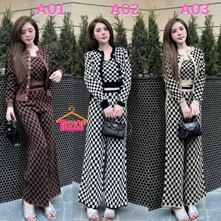 Sét bộ 3in1 kèm khoác mẫu mới hottren đỉnh chóp cực xinh