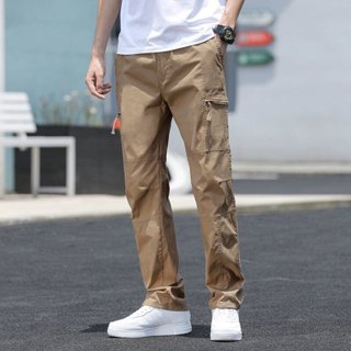Quần Jogger Nam Kaki Cao Cấp,Ống Xuông,Thiết Kế 6 Túi Khoá Kéo,Chất Vải Kaki Mềm Mịn,Thời Trang Unisex