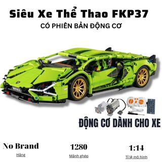 [Bản nâng cấp] Mô hình lắp ráp siêu xe Lamboni 1280 PCS tỉ lệ 1:14 đồ chơi ô tô điều khiển lắp ghép siêu xe MS22003