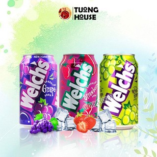 Nước Soda Welchs Hàn Quốc lon 355ml