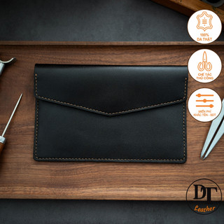 Túi đựng đăng kiểm và giấy tờ xe ô tô - Ví da bò Handmade - Nhiều màu sắc