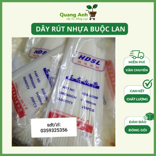 1kg dây rút nhựa buộc lan, buộc cây cảnh tiện dụng dài 25cm, 30cm