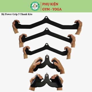  Bộ Power Grip 5 thanh kéo lưng xô kéo row, lat pull down nhập khẩu JunSport