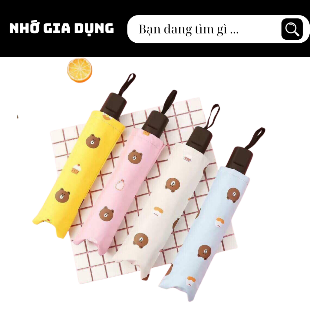 ô hình gấu brown che nắng che mưa chống tia uv ( Cam kết hàng loại 1 chất đẹp)