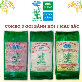 COMBO BÁNH HỎI TRUYỀN THỐNG, LÁ CẨM, LÁ DỨA HIỆU BA CÂY TRE (340 GRAM)