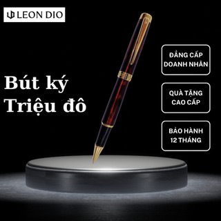 New Arrivals -  Bút Ký Tên Cao Cấp Leon Dio Elite Fire - Ngòi Bút 0.5mm, Vỏ Kim Loại Sơn phun bóng 3 lớp lửa nham thạch