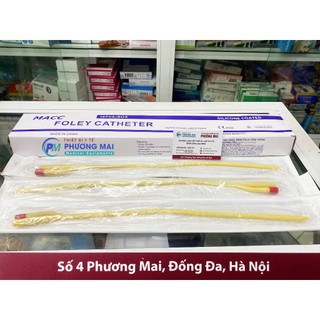 Ống thông tiểu Sonde Foley Greetmed 2 nhánh, 3 nhánh