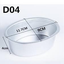 Khuôn Oval nhôm trắng D04