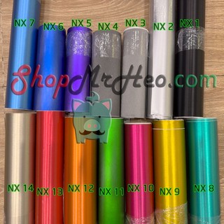 Decal vinyl nhôm xước nhiều màu - loại tốt