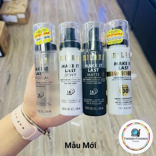 [HÀNG MỸ] XỊT KHOÁ NỀN MAKEUP MILANI MAKE IT LAST MATTE/MAKE IT LAST/MAKE IT DEWY