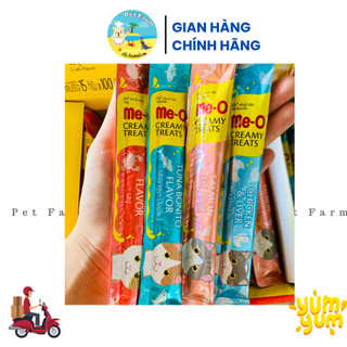 ⚡100 thanh⚡ súp thưởng me-o creamy treat nhiều vị - petfarm