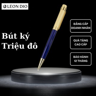 Bút ký, bút khắc tên, bút viết Leon Dio Mentalen Blue, ngòi 0.7mm, bút bi xoay, khắc tên theo yêu cầu,dùng làm quà tặng