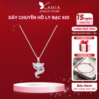 Dây chuyền bạc 925 mặt hồ ly duyên dáng nổi bật KAMIA D4121