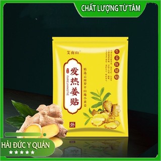 Hộp 100 Miếng Dán Gừng Tỏa Nhiệt Chiết Xuất Gừng Giúp Giảm Đau Nhanh An Toàn