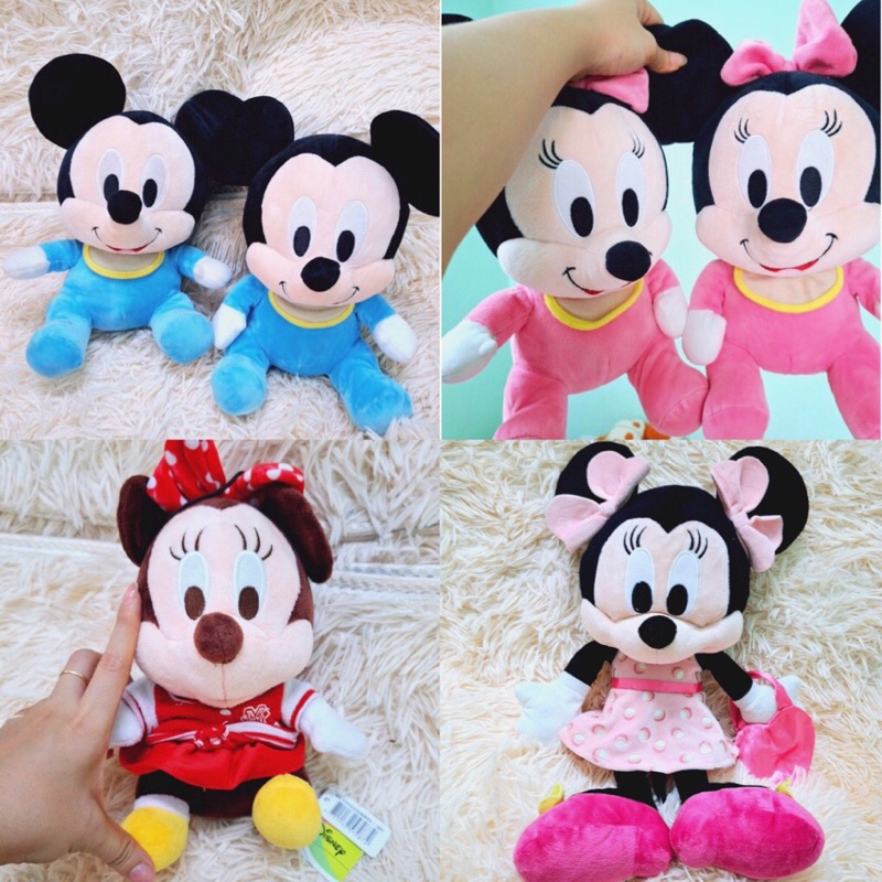 gấu bông chuột Mickey Minnie baby chính hãng Disney