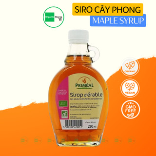 (Maple syrup) Siro cây phong lớp C hữu cơ 250ml - Primeal