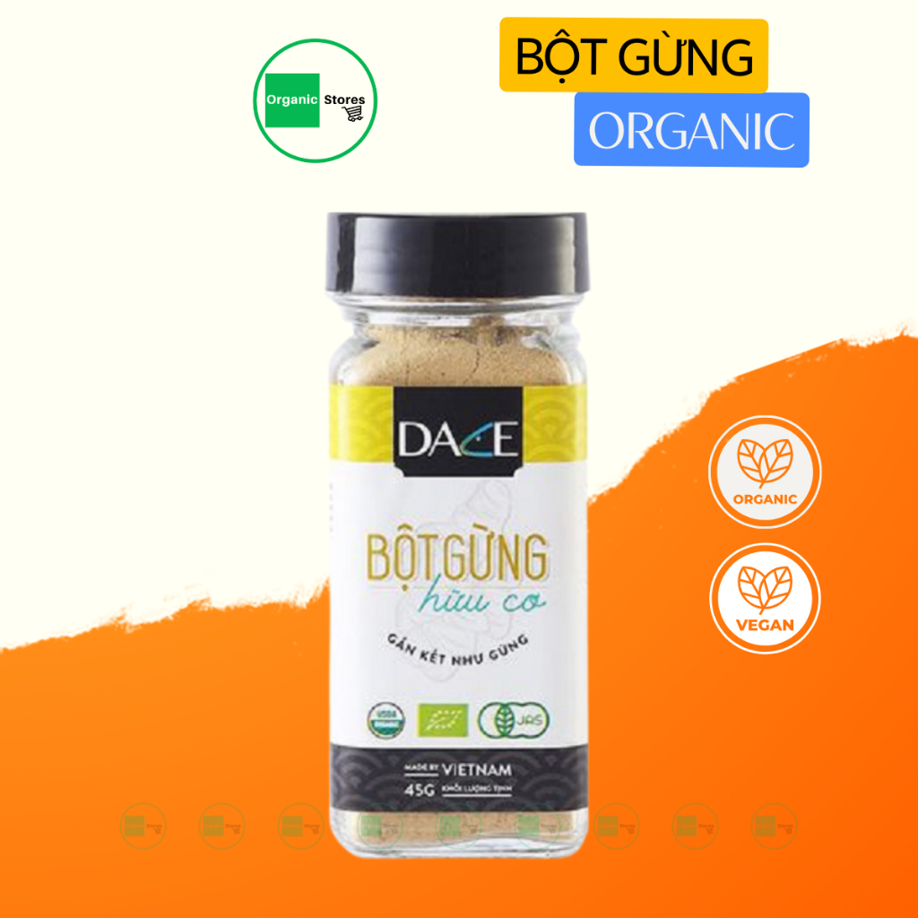 Bột gừng hữu cơ 50gr (LumLum - Dace) - Ăn thực dưỡng - Organic Stores