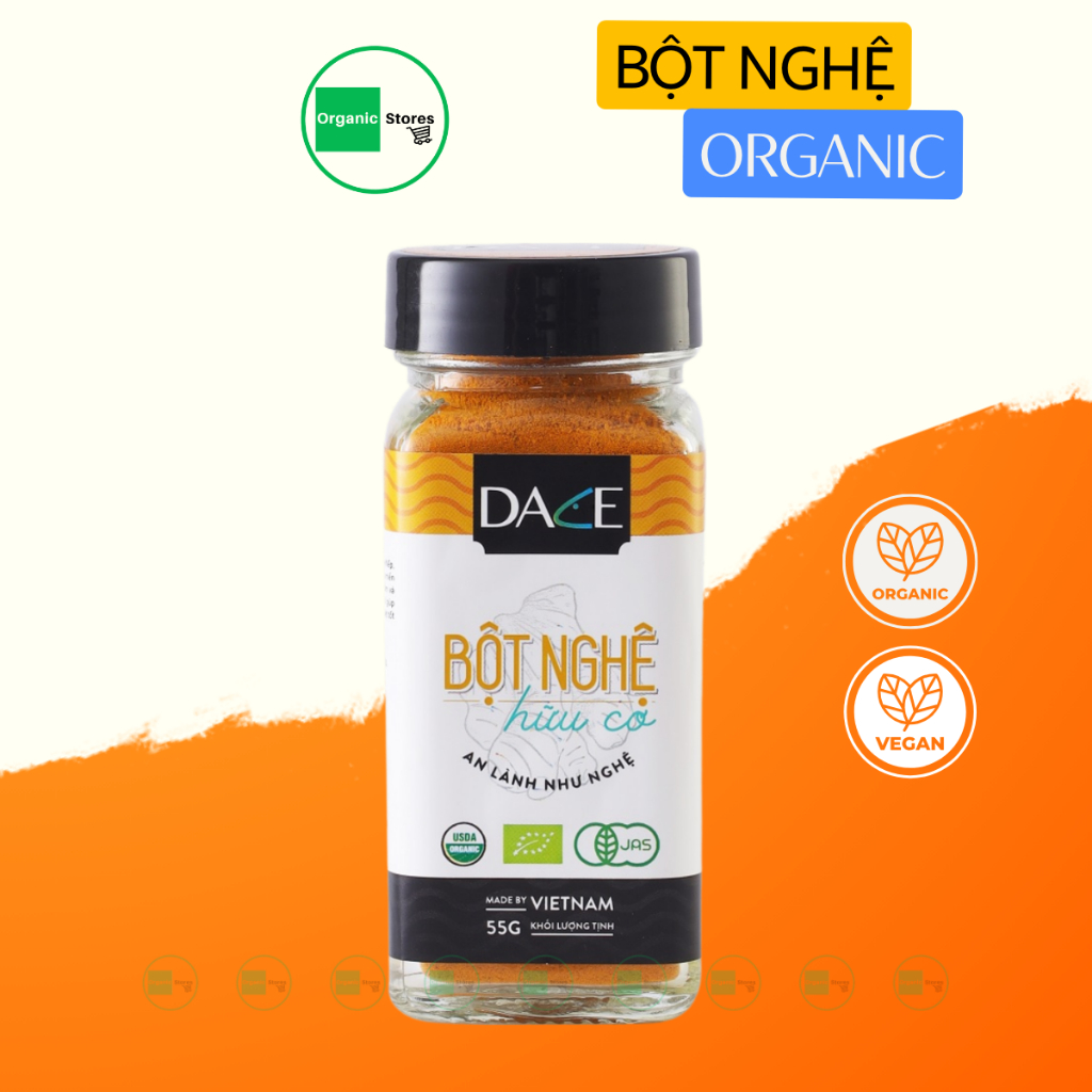 Bột nghệ hữu cơ 55gr (LumLum - Dace) - Ăn thực dưỡng - Organic Stores