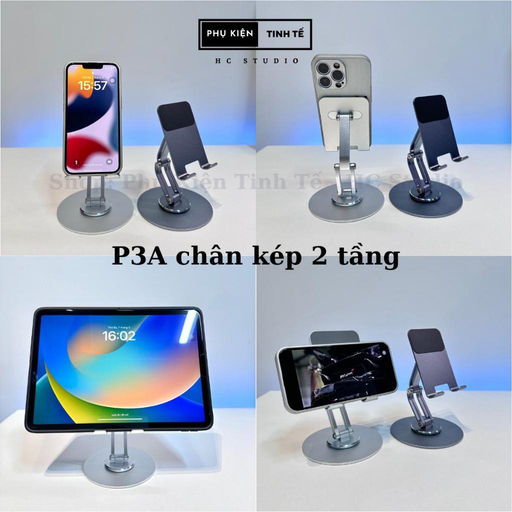 Giá đỡ điện thoại chân đế điện thoại, ipad xoay 360 độ chất liệu nhôm nguyên khối gấp gọn Phụ Kiện Tinh Tế | BigBuy360 - bigbuy360.vn