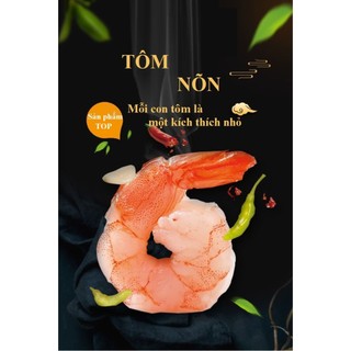[ĐỒ ĂN VẶT MINI 20 gói] Tôm Nõn Chay tẩm vị Long Tĩnh 8g 🌶️