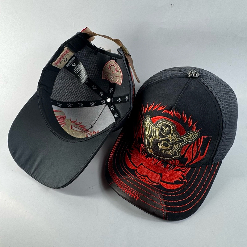 Mũ lưỡi trai,nón kết Ông Địa thêu ông địa đàn phối lưới hàn cao cấp nam nữ