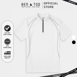 Áo thun nam cổ tròn BEN & TOD B1210BB255 vải cotton trẻ trung thanh lịch đơn giản basic cao cấp OUTLET 189