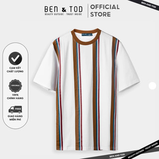 Áo Thun Form CASUAL CS1210BB120 BEN & TOD in sọc đơn giản trẻ trung năng động