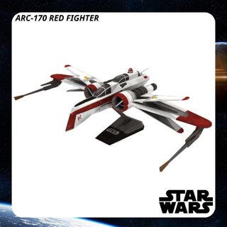 Star Wars - Mô hình giấy phi thuyền chiến đấu AC-170 Red Fighter