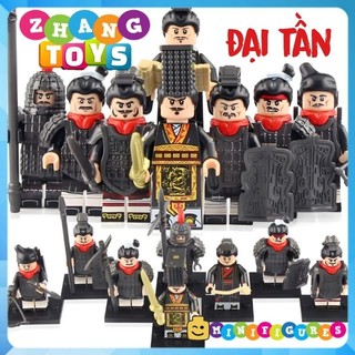 Đồ chơi Xếp hình Đại quân Đại Tần của Tần Thủy Hoàng Xuân thu chiến quốc Minifigures Koruit KT1088
