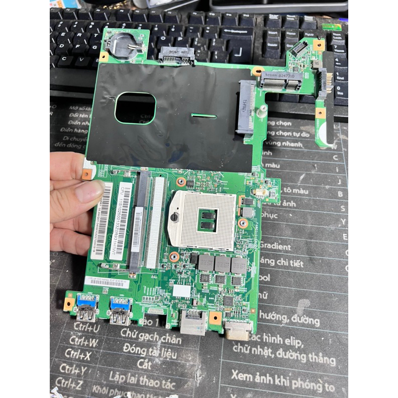 Main Laptop Lenovo G480 HM70 Chỉ Chạy Cpu Pentinum, Zin Đẹp